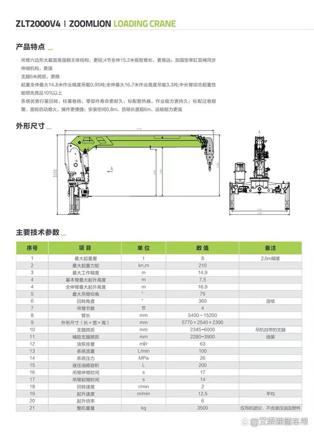 中聯(lián)8噸隨車吊 卓越性能與靈活適配的完美結(jié)合